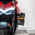 New Rage Cycles (NRC) Winglet Front Turn Signals for the Ducati Streetfighter V4 / V2